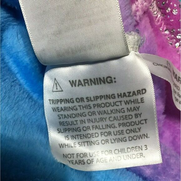 Mermaid Pink Blue Purple Green Wearable Blanket - Picture 5 of 6